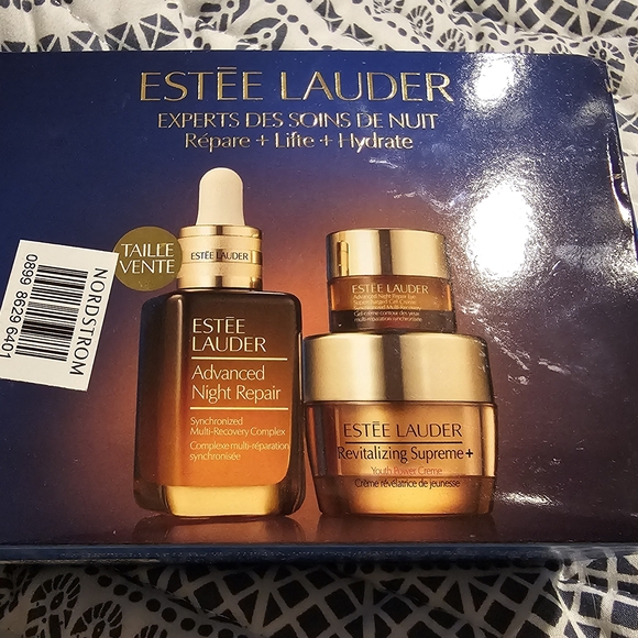 Estee Lauder Nighttime Experts Serum & Oil - Brown and Gold - Picture 2 of 5